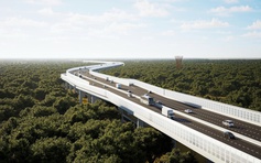 Ảnh phối cảnh 13 km đường trên cao xuyên Khu bảo tồn thiên nhiên văn hóa Đồng Nai
