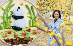 Người mẹ biến đĩa cơm thành tranh, dân mạng nói 'không nỡ ăn vì quá đẹp'