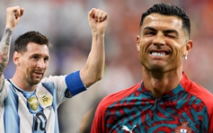 Messi càng thăng hoa, Ronaldo càng ‘khổ’: Đá chính bị soi ác, dự bị chắc cũng không yên!
