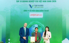 Vietjet liên tiếp hai năm được vinh danh trong Top Doanh nghiệp ESG Việt Nam Xanh