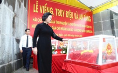 Phó thủ tướng Chính phủ dự lễ tìm kiếm hài cốt liệt sĩ tại Quảng Ngãi