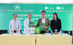 Mắt Sài Gòn Bình Dương ký kết hợp tác chiến lược với Đa khoa Medic Bình Dương