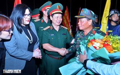 Đoàn cứu nạn Việt Nam trở về từ Venezuela, nhận lời cảm ơn đặc biệt tại Nội Bài