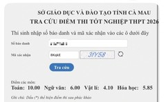 Cà Mau xác minh phản ánh thí sinh dùng điện thoại trong phòng thi tốt nghiệp THPT