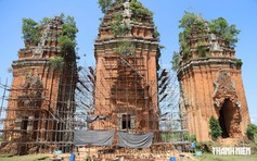 'Hồi sinh' tháp Chăm cao nhất Đông Nam Á