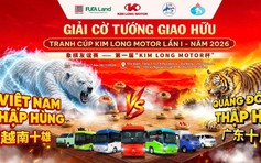 Giải cờ tướng giao hữu quốc tế Việt Nam - Trung Quốc quy tụ nhiều kỳ thủ danh tiếng