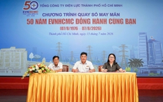 218 khách hàng trúng thưởng chương trình '50 năm EVNHCMC đồng hành cùng bạn'