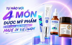 Bất ngờ top 4 dược mỹ phẩm bán chạy nửa đầu năm 2026 đều ‘made in Vietnam’