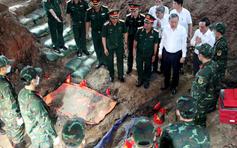 Ngày 17.7, tìm thấy thêm 3 hài cốt liệt sĩ tại công viên Lê Thị Riêng
