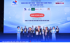 Dai-ichi Life Việt Nam được vinh danh ‘Top 10 nhãn hiệu nổi tiếng Việt Nam 2026’