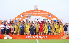 U.21 SLNA vô địch kịch tính, sao U.23 Việt Nam Cao Văn Bình giành cú đúp danh hiệu