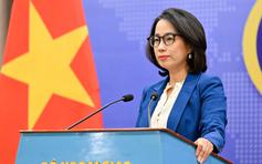 Bộ Ngoại giao thông tin vụ tàu Việt Nam chìm ở Biển Đông