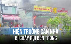 Cháy nhà trên đường Kênh 19-5, khu dân cư náo động