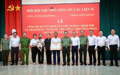Trao bằng Tổ quốc ghi công cho thiếu tá Nguyễn Xuân Hải