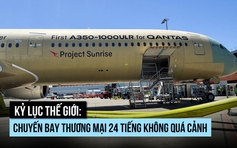 Kỷ lục thế giới: Chuyến bay thương mại 24 tiếng không quá cảnh