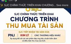 Giả mạo Công ty SJC thu mua kim cương thương hiệu khác