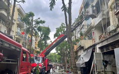 Hà Nội: Cháy nhà liền kề ở khu đô thị Văn Phú, 2 người tử vong