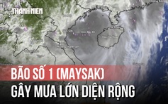 Bão số 1 (Maysak) quần thảo Bạch Long Vĩ, gây mưa lớn diện rộng