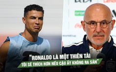 Tây Ban Nha quyết đòi nợ Bồ Đào Nha, HLV De la Fuente thừa nhận: 'Tôi ước Ronaldo không ra sân'