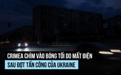 Đòn tập kích của Ukraine đẩy Crimea chìm vào bóng tối do mất điện 