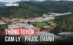 Cận cảnh tuyến đường Cam Ly - Phước Thành về đích sau khi gỡ nút thắt mặt bằng