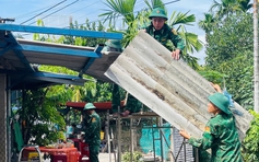 Người lính góp ngày công, bệnh binh có mái nhà mới