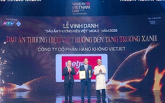 Vietjet với ‘Dấu ấn thương hiệu Việt hướng đến tăng trưởng xanh’