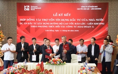 Ký hợp đồng tín dụng 8.000 tỉ đồng cho cao tốc Bảo Lộc - Liên Khương