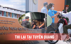 Thắt chặt an ninh của kỳ thi lại tại Trường THPT chuyên Tuyên Quang