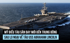 Mỹ sắp thay tàu sân bay mới ở Trung Đông sau quan ngại sức khỏe thủy thủ đoàn?