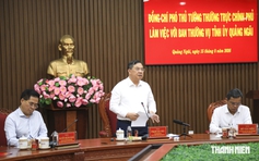 Phó thủ tướng Thường trực Chính phủ: Quảng Ngãi xây dựng đội ngũ cán bộ bản lĩnh, dám nghĩ, dám làm
