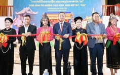 Trưng bày chuyên đề 'Thực hành tín ngưỡng Then nhóm ngôn ngữ Tày - Thái' tại Lào