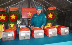 Quy tập thêm nhiều hài cốt liệt sĩ ở Thường Tân và công viên Lê Thị Riêng