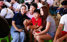 Ốc Thanh Vân hội ngộ người quen, tiết lộ quan điểm dạy 3 con