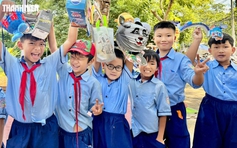 Trung thu đến sớm với hàng trăm trẻ em ở Cần Giờ
