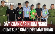 TP.HCM: Bắt 4 người dùng súng giải quyết mâu thuẫn trên mạng xã hội