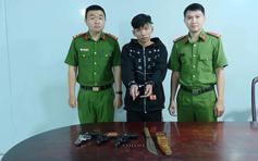 Bắt 4 người dùng súng giải quyết mâu thuẫn trên mạng xã hội