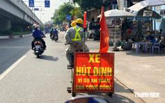 Xe hút đinh chạy hơn 2 giờ ở cửa ngõ phía tây TP.HCM, kết quả bất ngờ
