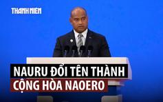 Đảo quốc tí hon giữa Thái Bình Dương đổi tên