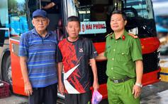 Người đàn ông ở Nghệ An đi lạc vào Quảng Ngãi được công an hỗ trợ