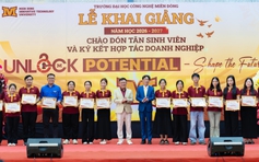 Khai giảng năm học mới: Trường ĐH Công nghệ Miền Đông kết nối hơn 20 doanh nghiệp