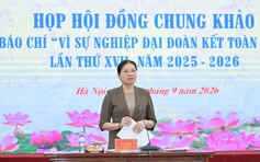 116 tác phẩm vào vòng chung khảo giải báo chí của Mặt trận Tổ quốc