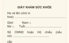 Bộ Y tế yêu cầu xác minh việc cấp giấy khám sức khỏe 'siêu tốc'