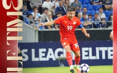 Văn Hậu chơi hay cho đến khi… mắc sai lầm, Đình Bắc bất lực: CLB CAHN thua đậm Gamba Osaka