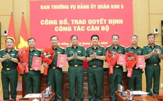 Bổ nhiệm Chỉ huy trưởng Bộ Chỉ huy quân sự 3 tỉnh, thành thuộc Quân khu 5