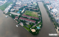Toàn cảnh cư xá Thanh Đa vắng lặng trước ngày xây mới
