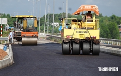Nút giao Trì Bình trên cao tốc Đà Nẵng - Quảng Ngãi sẽ thông tuyến vào tháng 10