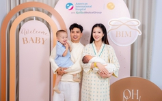Vợ chồng Hồ Quang Hiếu đón con thứ hai tại Bệnh viện Quốc tế Mỹ (AIH)
