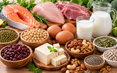 Bữa cơm thiếu thịt cá có lo thiếu đạm?