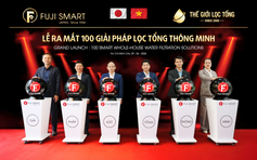 Fuji Smart Nhật Bản trình làng 100 giải pháp lọc nước tổng đầu nguồn tích hợp AI